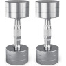 Гантель UNIX FIT PRO круглая хромированная 7 кг, 2 шт. DBRND7PCEx2